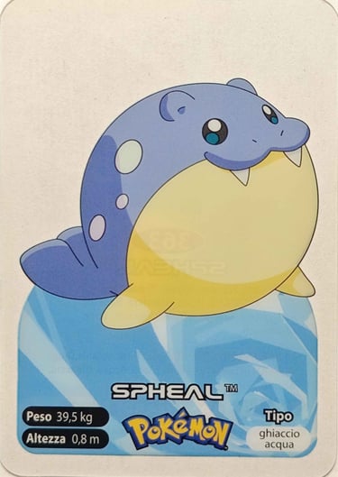 363 Spheal Lamincards spécial édition