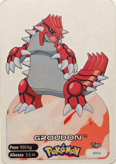 383 Groudon Lamincards spécial édition