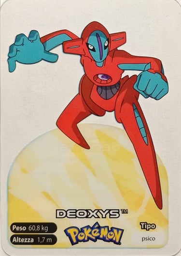 386 Deoxys Lamincards spécial édition