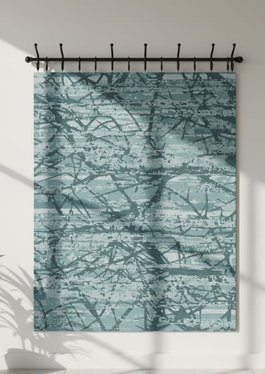 Custom bespoke handmade rugs crafted in Nepal –modern wall-hanging- Himalaya Carpet Industries