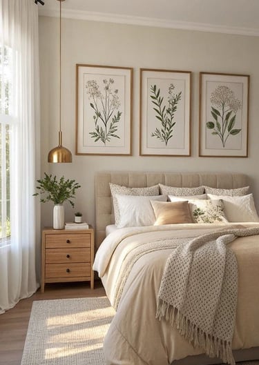 Quadro Decorativo Flores Botânico minimalista , decoração casa Quadro Decorativo