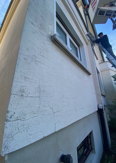 ravalement de façade avant
