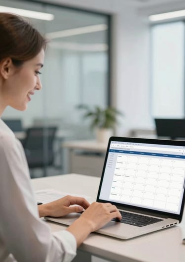 blue and white striped round textile