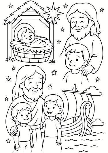 new testament coloring page