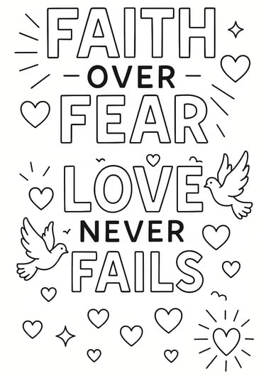inspirational quotes coloring page
