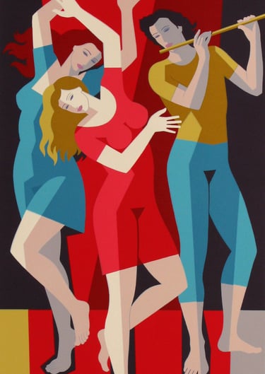 Dance 1993 80x150 private collection