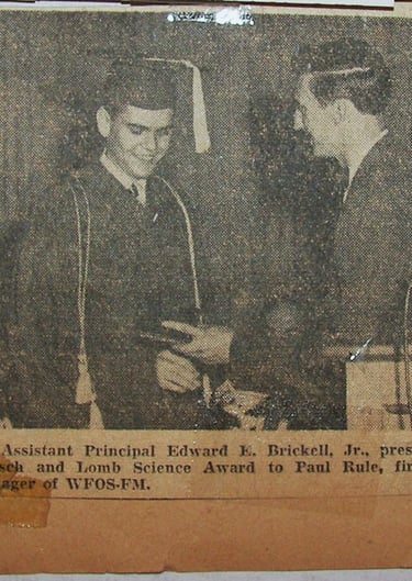 Paul Rule graduates from Oscar F. Smith High School
