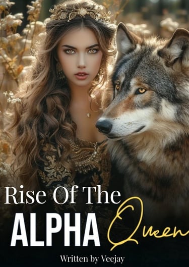 Rise Of The Alpha Queen - Werewolf romance novel cover by Vee Jay - VJ & BB Premium Fiction
