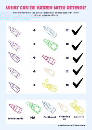 what can be paired with retinol?