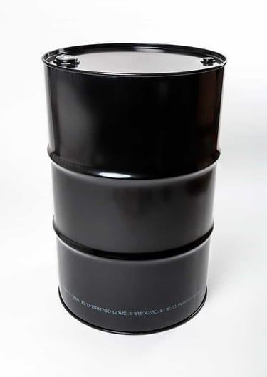 Defence-spec steel drums – military-grade barrels with epoxy coating Pakistan Drums