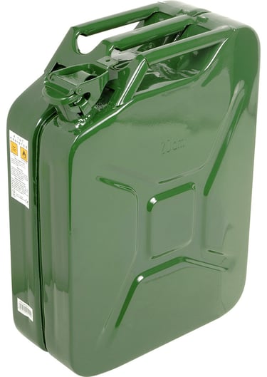 20-litre steel jerican – portable fuel transport container by Pakistan Drums
