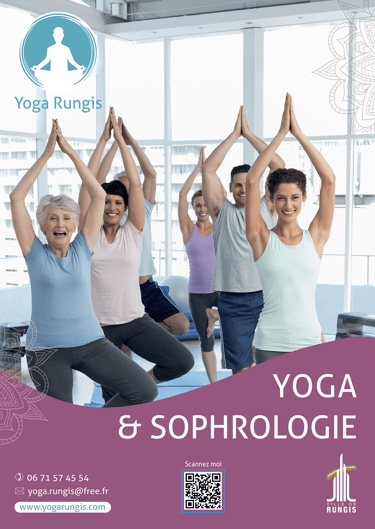 Affiche association Yoga Rungis