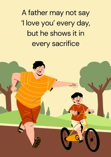 Dad and kid bonding quotes