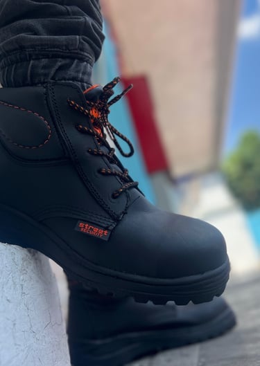 Calzado de seguridad industial con casquillo economico
