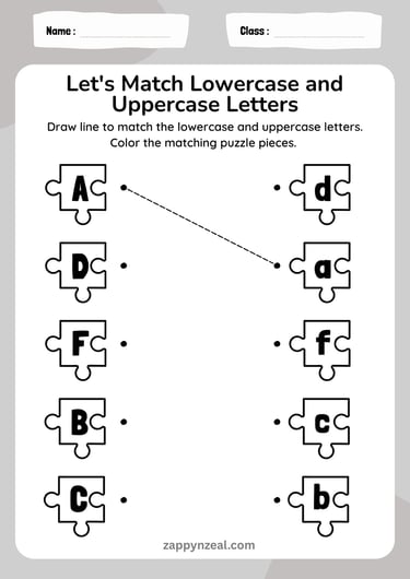 abc matching - puzzle 
