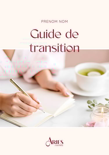 Guide de transition séance de bouclage coaching de vie développement personnel