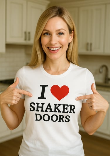 hot women love shaker doors - slim shaker