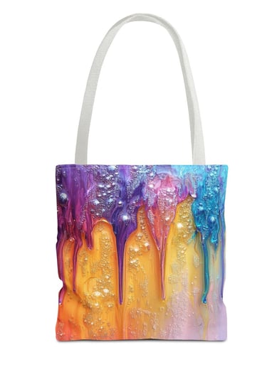 drip tote bag