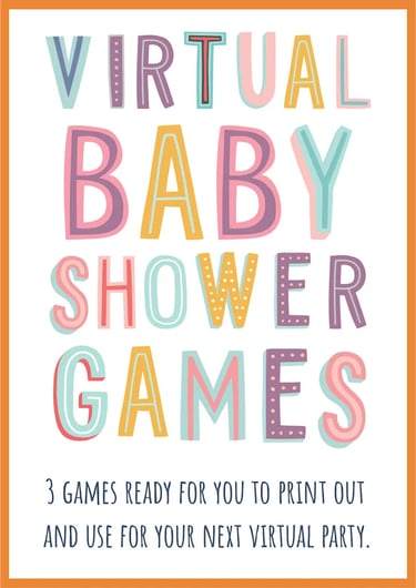 virtual baby shower games list