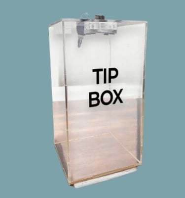 Acrylic tip box 