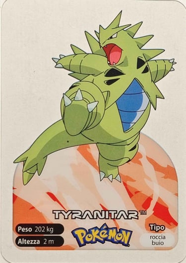 248 Tyranitar Lamincards spécial édition