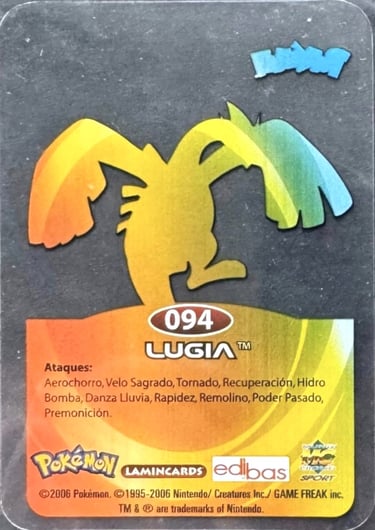 94 Lugia Lamincards série 2