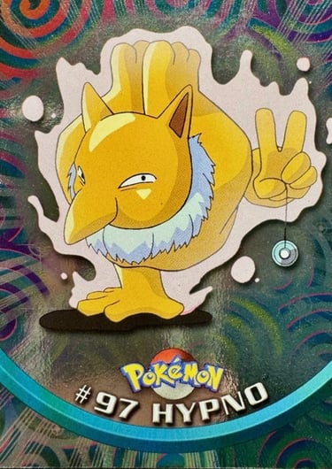 97 Hypno Topps Pokémon series 2 us silver foil