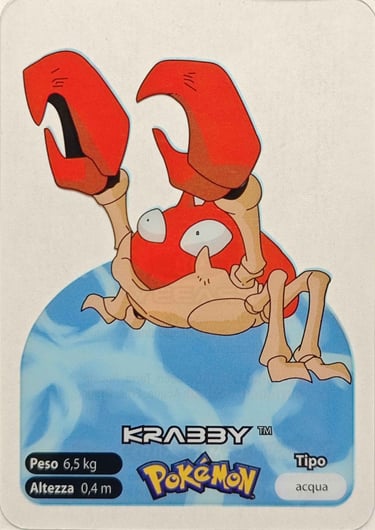 98 Krabby lamincards spécial édition