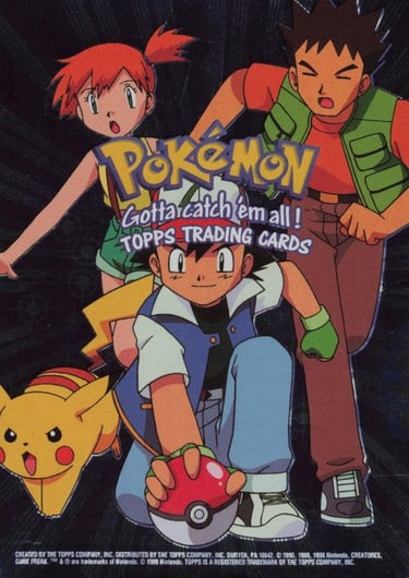 Checklist Topps Pokémon The First Movie silver foil