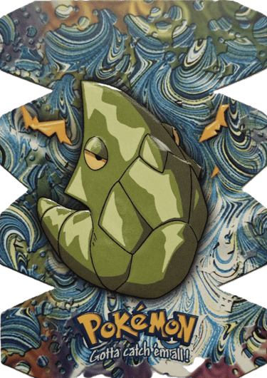 Die Cut EV2 of 12 Metapod Topps Pokémon series 2 US front