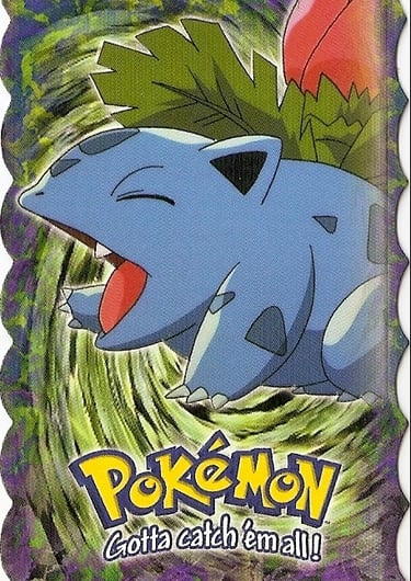 E2 Of E12 Ivysaur Topps Pokémon The First Movie Die Cut