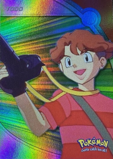 HV3 Todd Topps Pokémon series 2 US rainbow foil