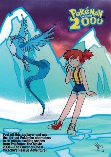 Stickers 2 of 10 Topps Pokémon The Movie 2000 front