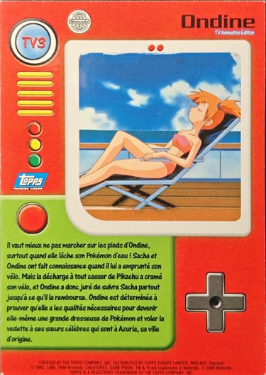 TV3 ondine topps série 1