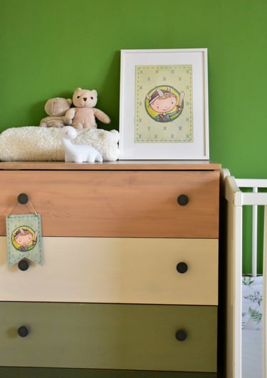 Kids' room decoration, nursery decoration, children's room illustrations