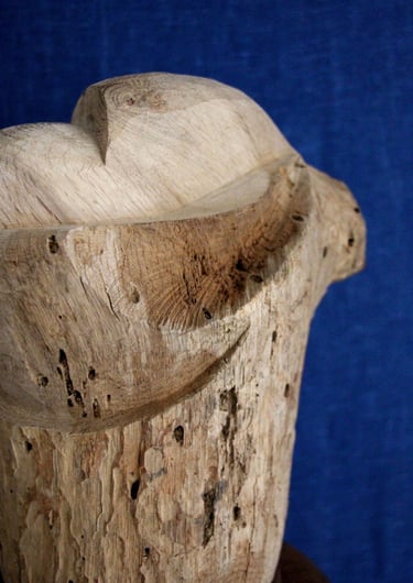 detail sculpture bois