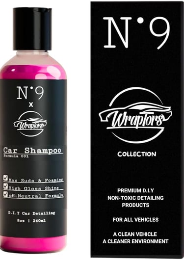 No9 Wraptors foam cleaner - Rosie Dazzlers Mobile Auto Detailing