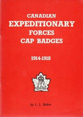 Resource: L.L. Babin CEF Cap Badges Book Cover