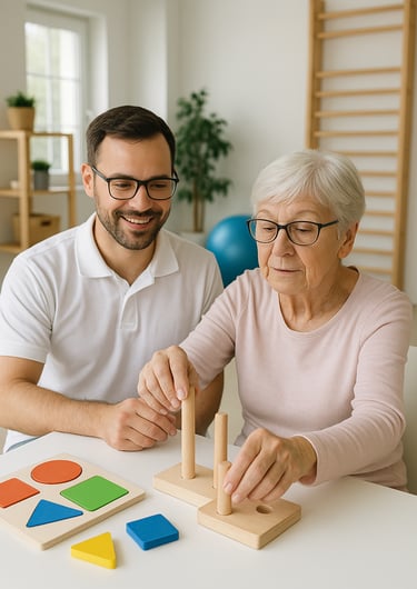 Séance d'ergothérapie - Journée mondiale de l'ergothérapie
