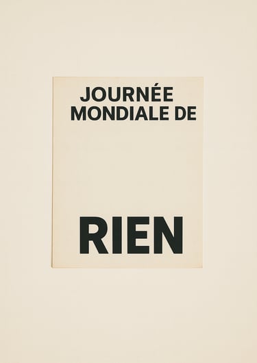 Journée mondiale de rien du tout