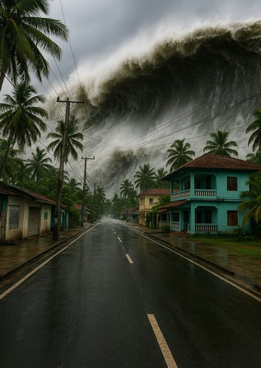 Illustration pour la journée mondiale de sensibilisation aux tsunamis