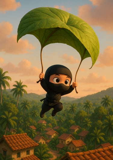 "Ninja" scène de cinéma d'animation - Journée mondiale du cinéma d'animation.