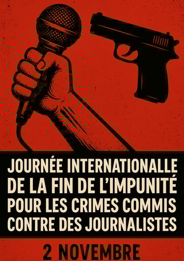 Journée internationale de la fin de l’impunité pour les crimes commis contre des journalistes