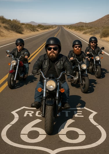 Une bande de motards nains - Journée internationale du nanisme