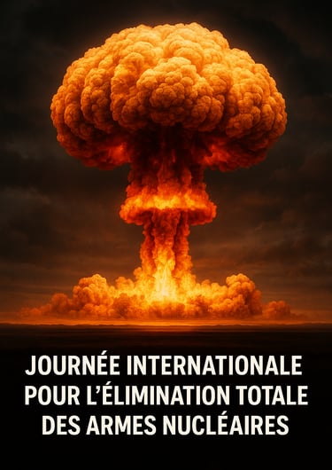 Illustration pour la journée internationale pour l’élimination totale des armes nucléaires