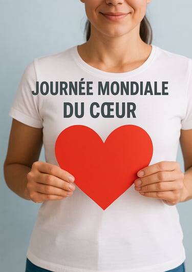 Illustration journée mondiale du coeur