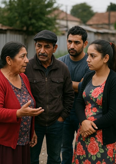 Des Roms discutent Pour la Journée mondiale de la langue Rromani