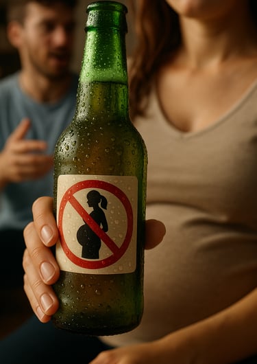 Illustration pour la Journée mondiale de sensibilisation au syndrome d’alcoolisation fœtale