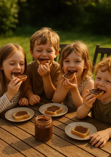 Pain et chocolat pour les enfants pour la journée mondiale du pain
