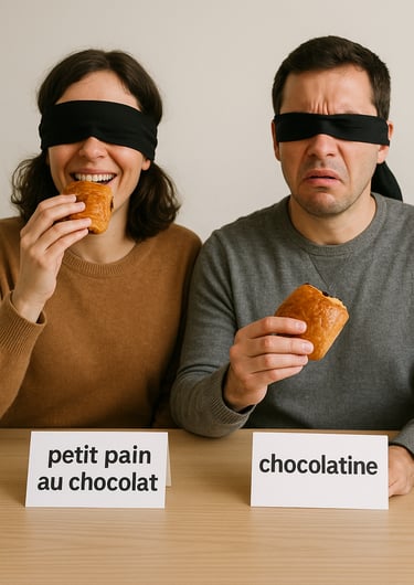 "Dégustation" - Journée mondiale du pain au chocolat (ou chocolatine)